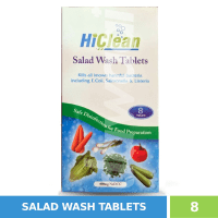 HiClean Salad Wash Tablet 1 x 8's Pack