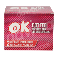 OK Dotted Condoms Pack of 3