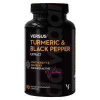 Versus Turmeric & Black Pepper Extract Supplements 1 x 90's Capsules Pack