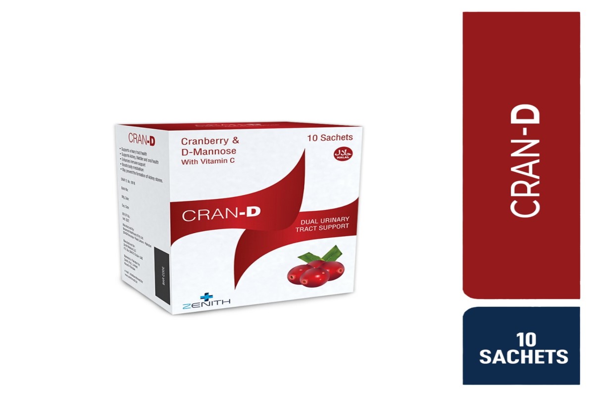 Cran D Sachet View Uses, Side Effects, Price And Substitutes Dawaai