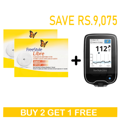 FreeStyle Libre Buy 2 Blood Glucose Sensors Get 1 Glucose Reader Free