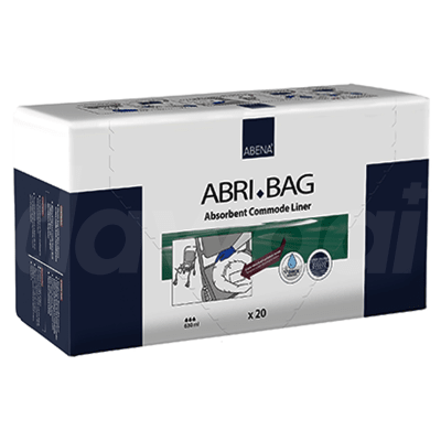 Abena Abri Bag Absorbent Commode Liner 20 Pcs. Pack