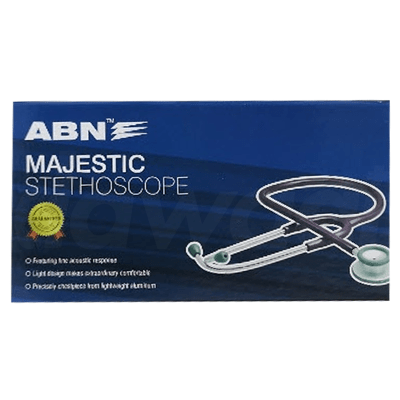 ABN GS - 071 - GY Adult Grey Majestic Stethoscope 1 Pcs. Pack