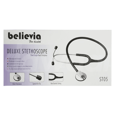 Believia ST-05 Deluxe Stethoscope 1 Pcs. Pack
