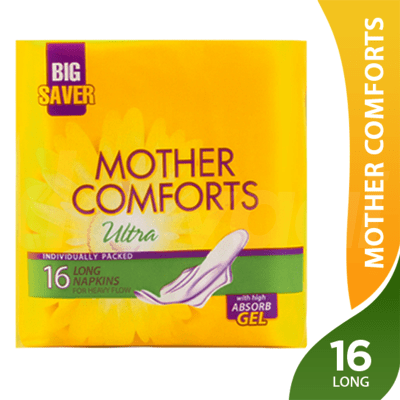 Butterfly Mother Comforts Ultra - Thin Sanitary Pads 16 Pcs. Pack