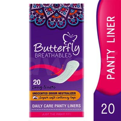 Butterfly Panty Liner 20 Pcs. Pack
