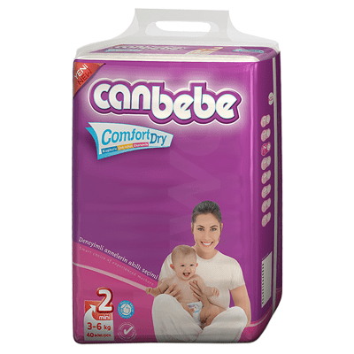 Canbebe Comfort Dry - Midi Super Economy Diapers 36 Pcs. Pack