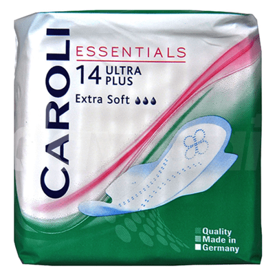 Caroli Ultra Plus - Extra Soft Sanitary Pads 14 Pcs. Pack