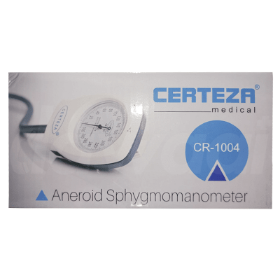 Certeza CR - 1004 Blue Aneroid Sphygmomanometer 1 Pcs. Pack