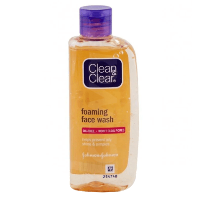 Clean & Clear Foaming Face Wash 100 ml Bottle