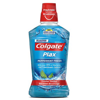 Colgate Plax Peppermint Fresh Mouthwash 250 ml Bottle