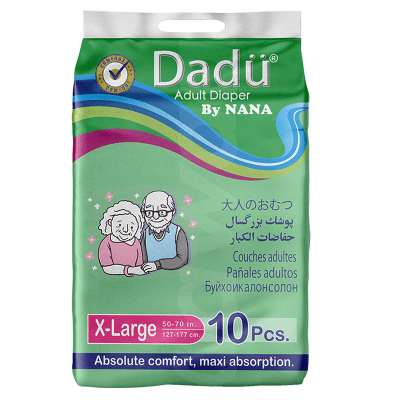 Dadu X-Large Adult Diapers 10 Pcs. Pack