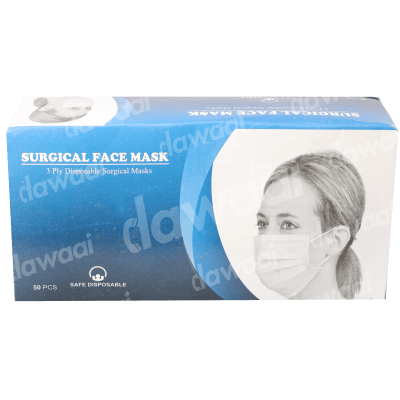 Face Mask 3ply with Nose Pin