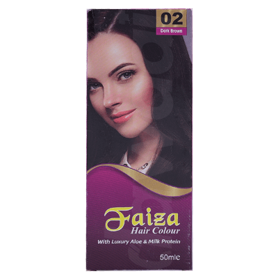 Faiza Dark Brown Hair Colour 50 ml Pack