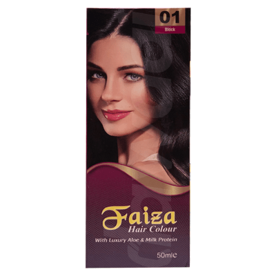 Faiza Black Hair Colour 50 ml Pack 