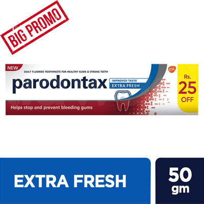 Parodontax Extra Fresh Toothpaste 50 gm - Promo Pack
