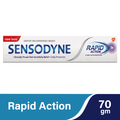 Sensodyne Rapid Action Toothpaste 70 gm Pack