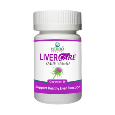 Herbo Natural Liver Care Capsules Milk Thistle
