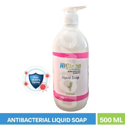 HiClean Calamus Antibacterial Liquid Soap 500 ml Bottle