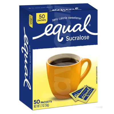 Equal Sucralose 0 Calorie Sweetner 50 Sachets Pack
