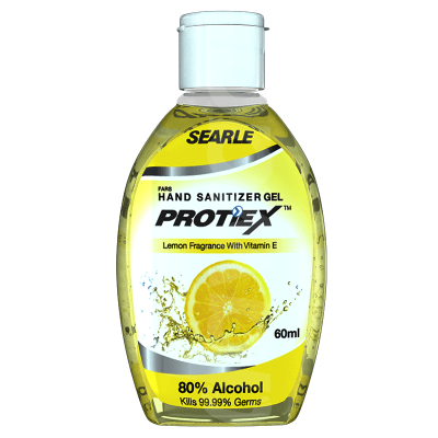 Protiex Lemon Sanitizer 60 ml Gel Bottle