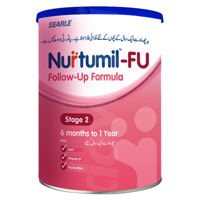 Nurtumil - FU Follow-Up Formula (Stage 2) Milk Powder 400 gm Tin