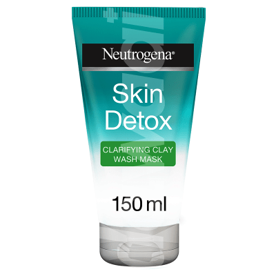 Neutrogena Skin Detox, Clarifying Clay Face Wash Mask 150 ml Pack