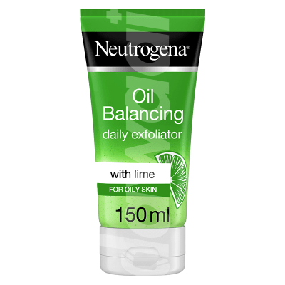 Neutrogena Lime & Aloe Vera, For Oily Skin Oil Balancing Daily Exfoliator 150 ml Pack