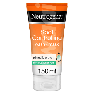 Neutrogena Spot Controlling Oil-free 2 in 1 Wash / Mask 150 ml Pack