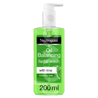 Neutrogena Lime, Oil Balancing Facial Wash 200 ml Bottle