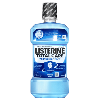 Listerine Total Care Tartar Protect Arctic Mint Mouthwash 250 ml Bottle