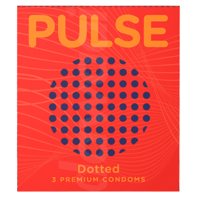 Pulse Dotted Condoms 3 Pcs. Pack