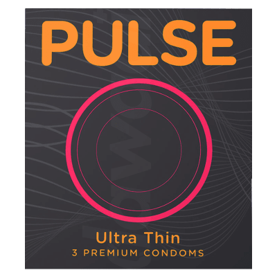 Pulse Ultra Thin Condoms 3 Pcs. Pack