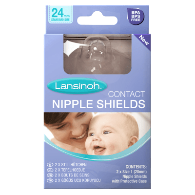Lansinoh Standard Size (24mm) Nipple Shield 2 Pcs. Pack