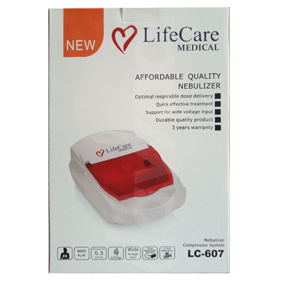 Life Care LC - 607 Compressor System Nebulizer 1 Kit Pack