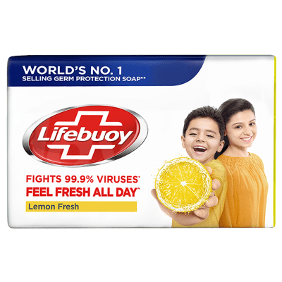 Lifebuoy Lemon Fresh Bar Soap 128 gm Pack