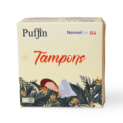 Puffin Normal Tampon 64 Pcs. Pack