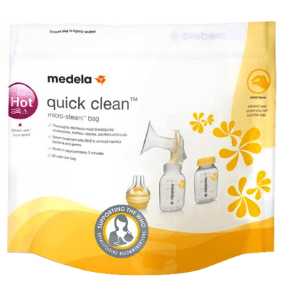 Medela Quick Clean Sanitizing Microwave Bag 5 Pcs. Pack