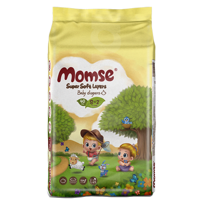 Momse Economy - Small Diapers 40 Pcs. Pack