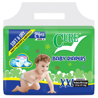 Cure Regular - XXL Diapers 24 Pcs. Pack