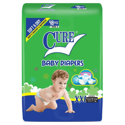 Cure Mega - XXL Diapers 48 Pcs. Pack