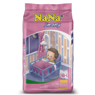 Nana Economy Smarty - New Born Diapers 50 Pcs. Pack