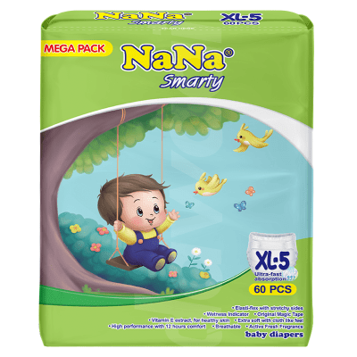 Nana Mega Smarty - XL Diapers 60 Pcs. Pack