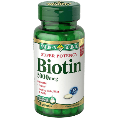 Nature's Bounty Biotin 5000 72's