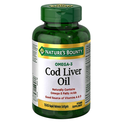 Nature's Bounty Cod Liver Oil ( Omega-3)