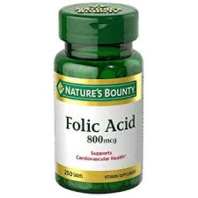 Nature's Bounty Folic Acid 800mcg 250's