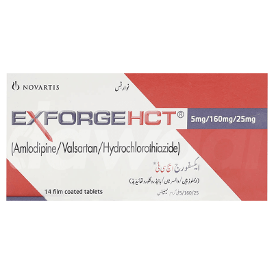 Exforge HCT  5/160/25mg