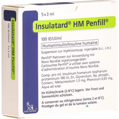 Insulatard Penfill Cartridges 