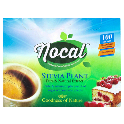 Nocal Natural Sweetner Sachet 1 x 100's Pack