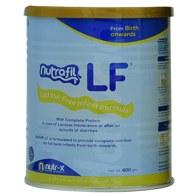 Nutrafil L.F Infant Formula Milk Powder 400 gm Tin